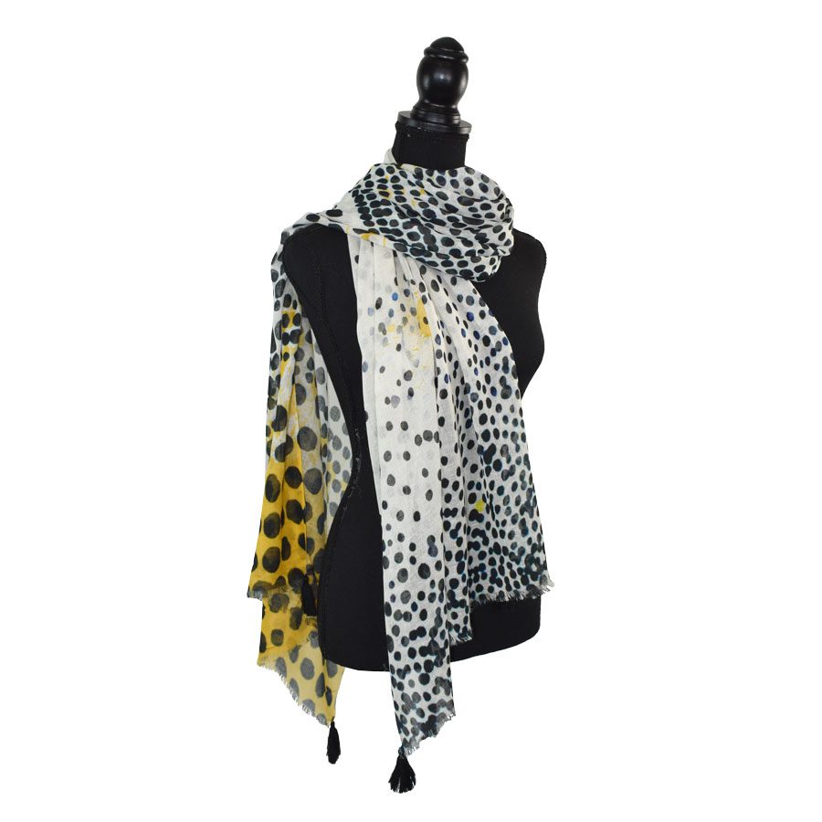 Dupatta Albatross Narrow Dot Scarf