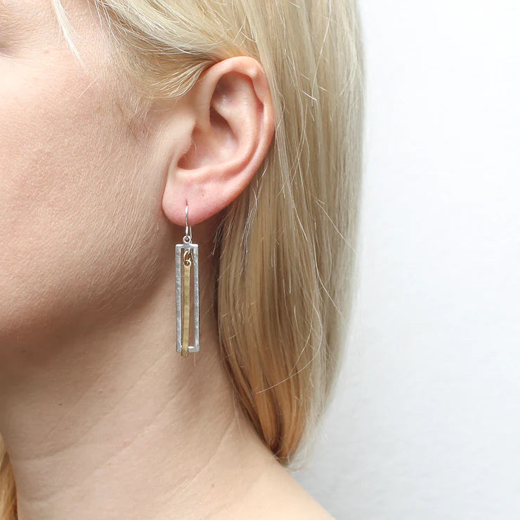 MARJORIE BAER FRAME WIRE EARRINGS