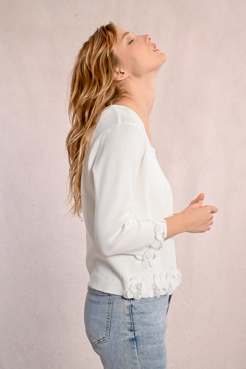 LADIES KNITTED CARDIGAN