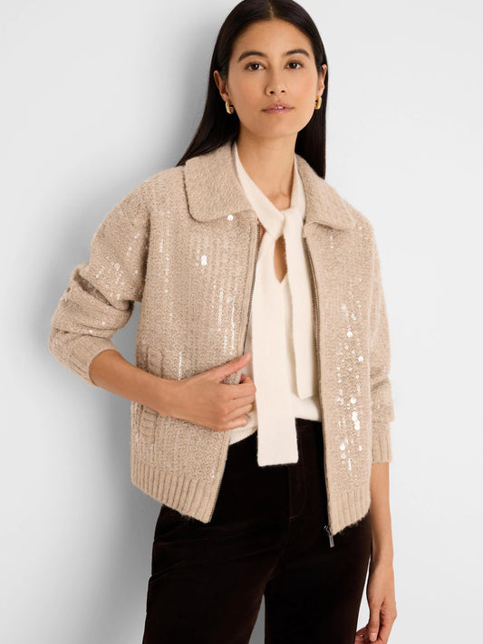 Nic+Zoe Shimmer Knit Jacket