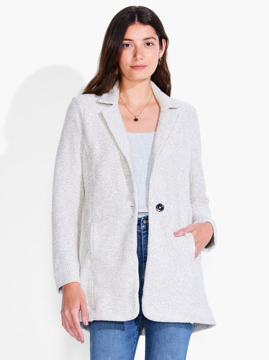 NIC+ZOE EASY BOUCLE KNIT BLAZER