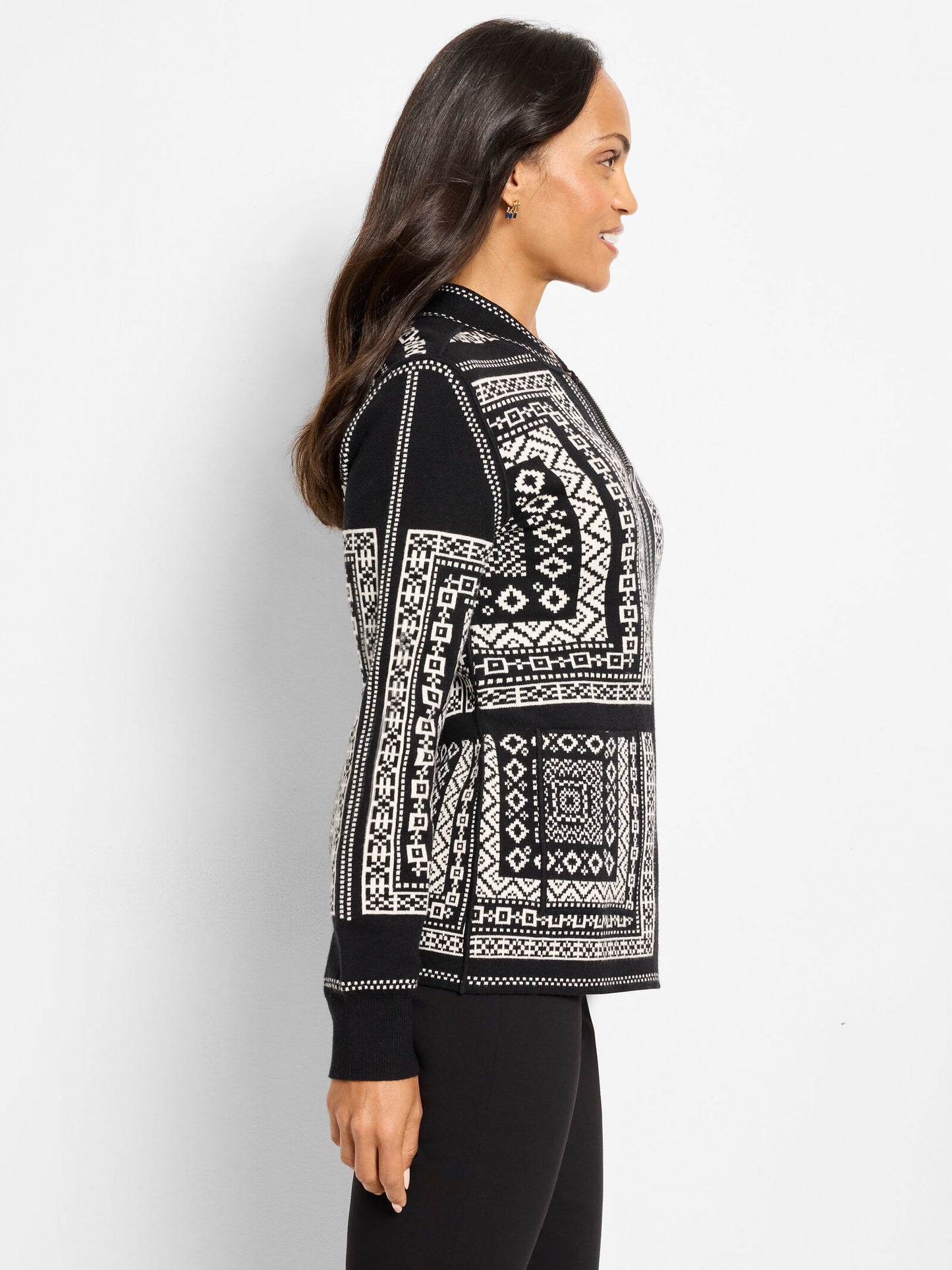 NIC+ZOE NORDIC NIGHTS REVERSIBLE JACKET
