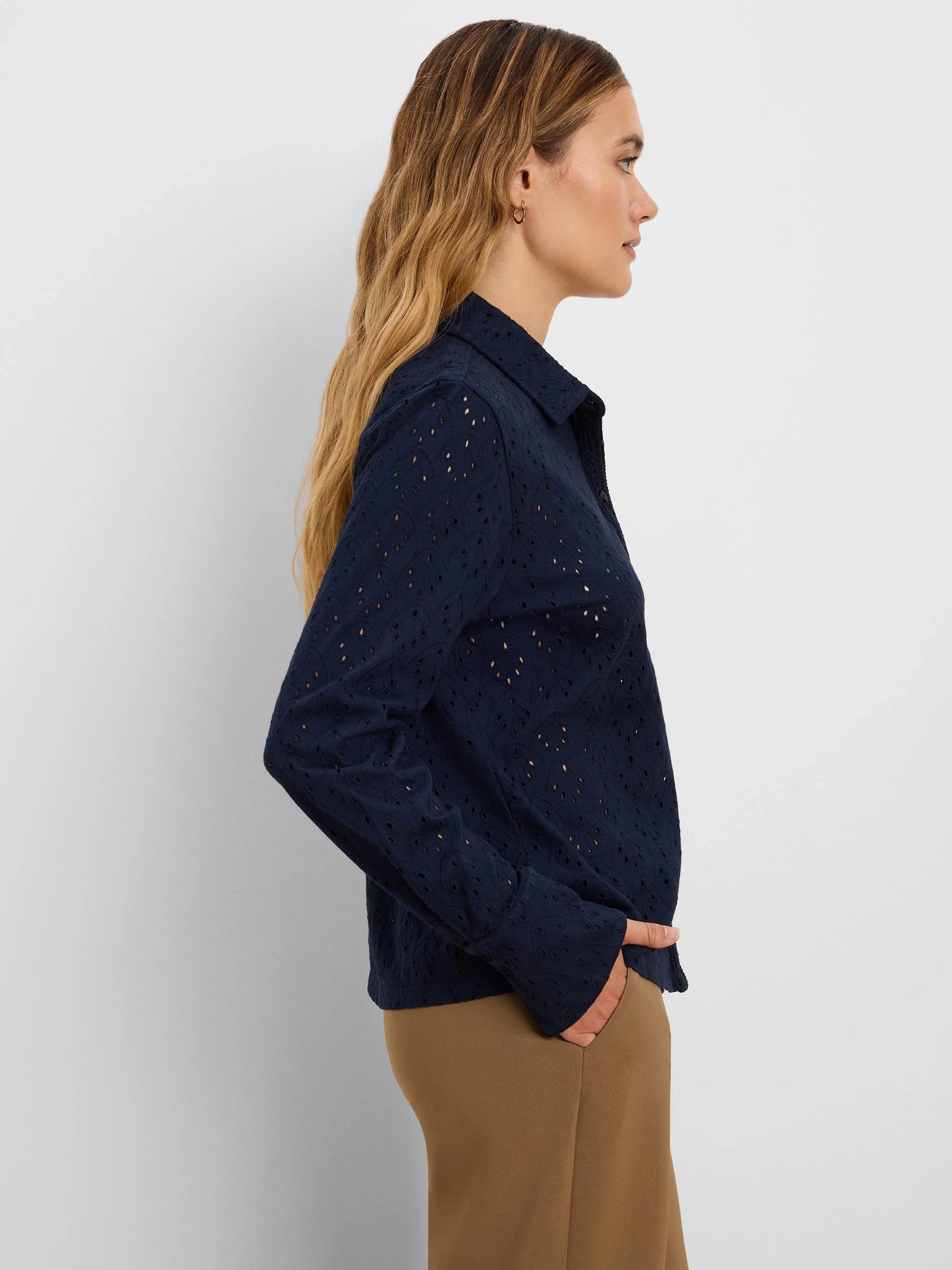 Nic+Zoe Knit Eyelet Pop on Top