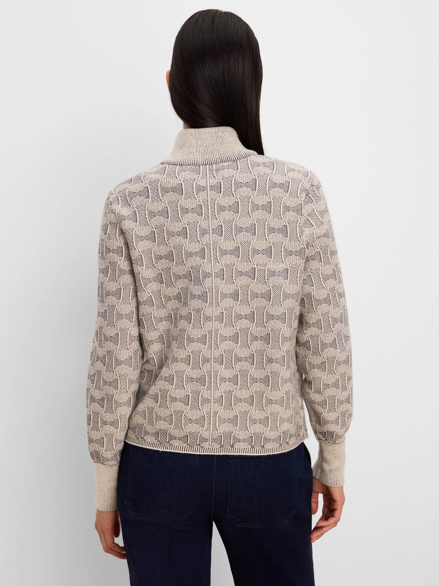 Nic+Zoe Dapper Swirl Knit Jacket