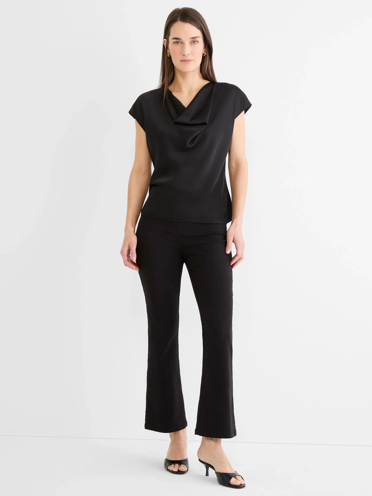 Nic+Zoe Drape Neck Day Gloss Tee