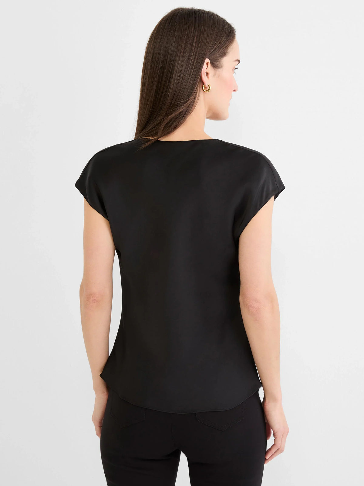 Nic+Zoe Drape Neck Day Gloss Tee