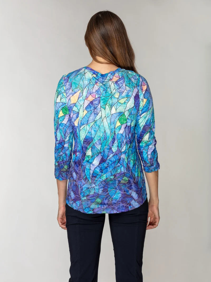 Carine Round Neck Top