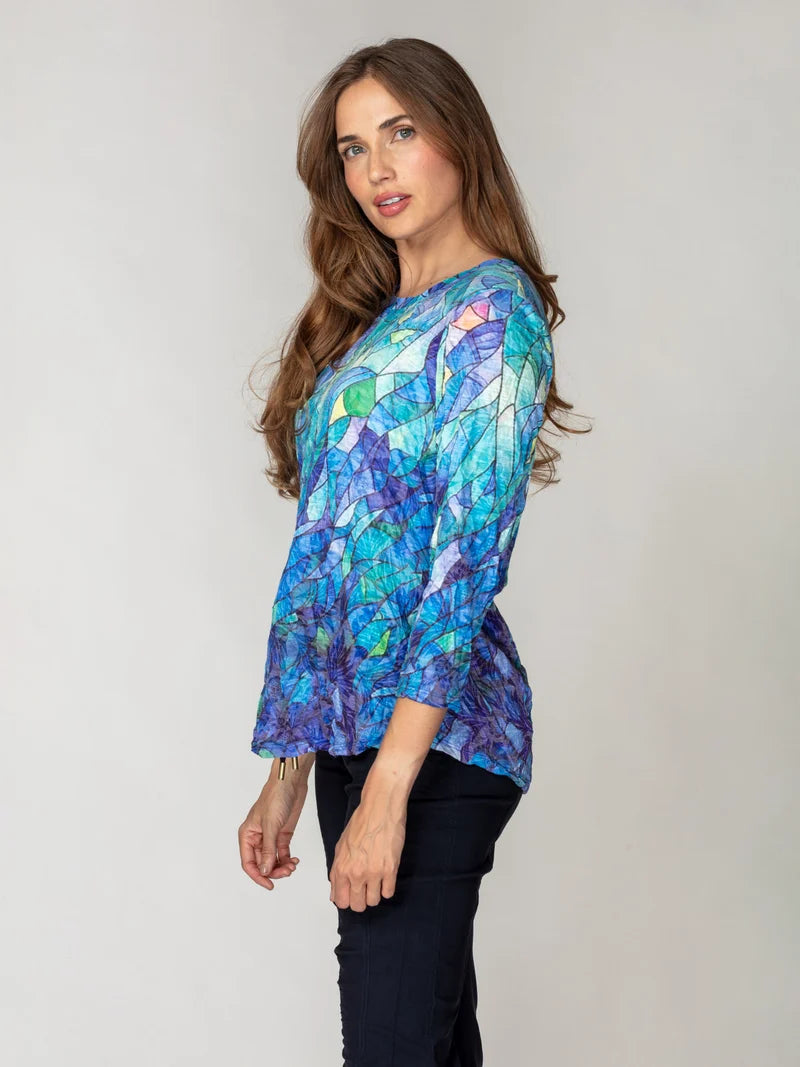 Carine Round Neck Top