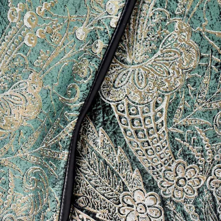 DUPATTA KEHLANI METALIC LEATHER GLOVES