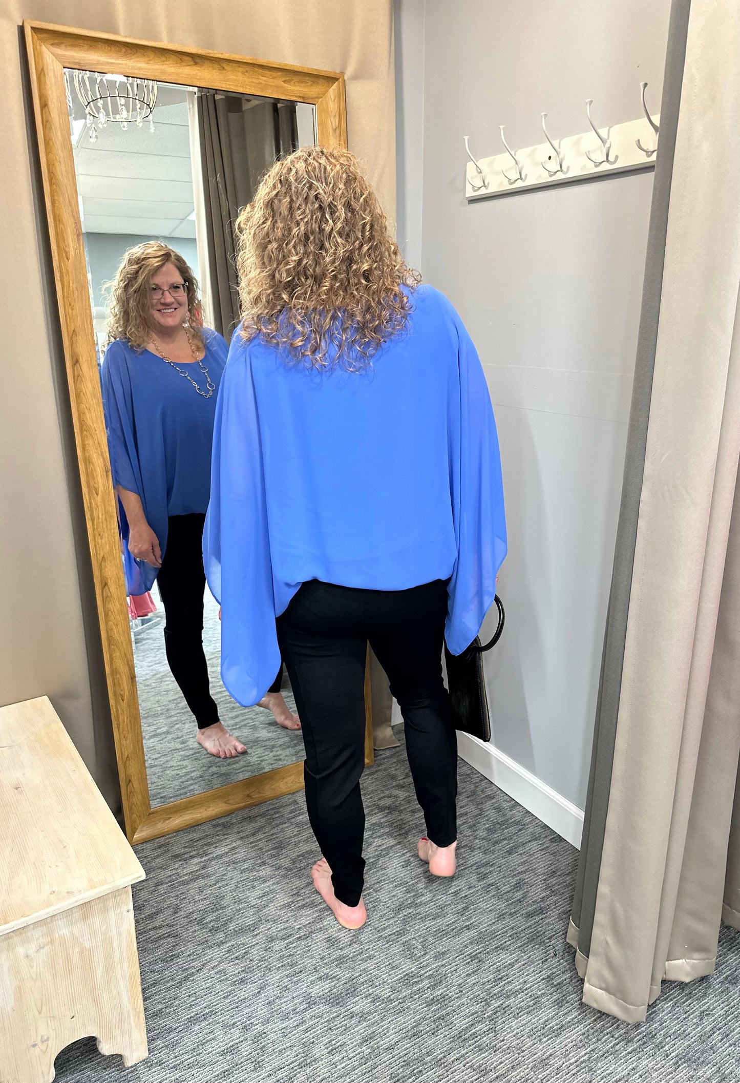 JOSEPH RIBKOFF DRAPE SLEEVE TOP