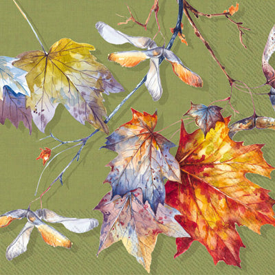 AUTUMN BRANCH LUNCH NAPKINS