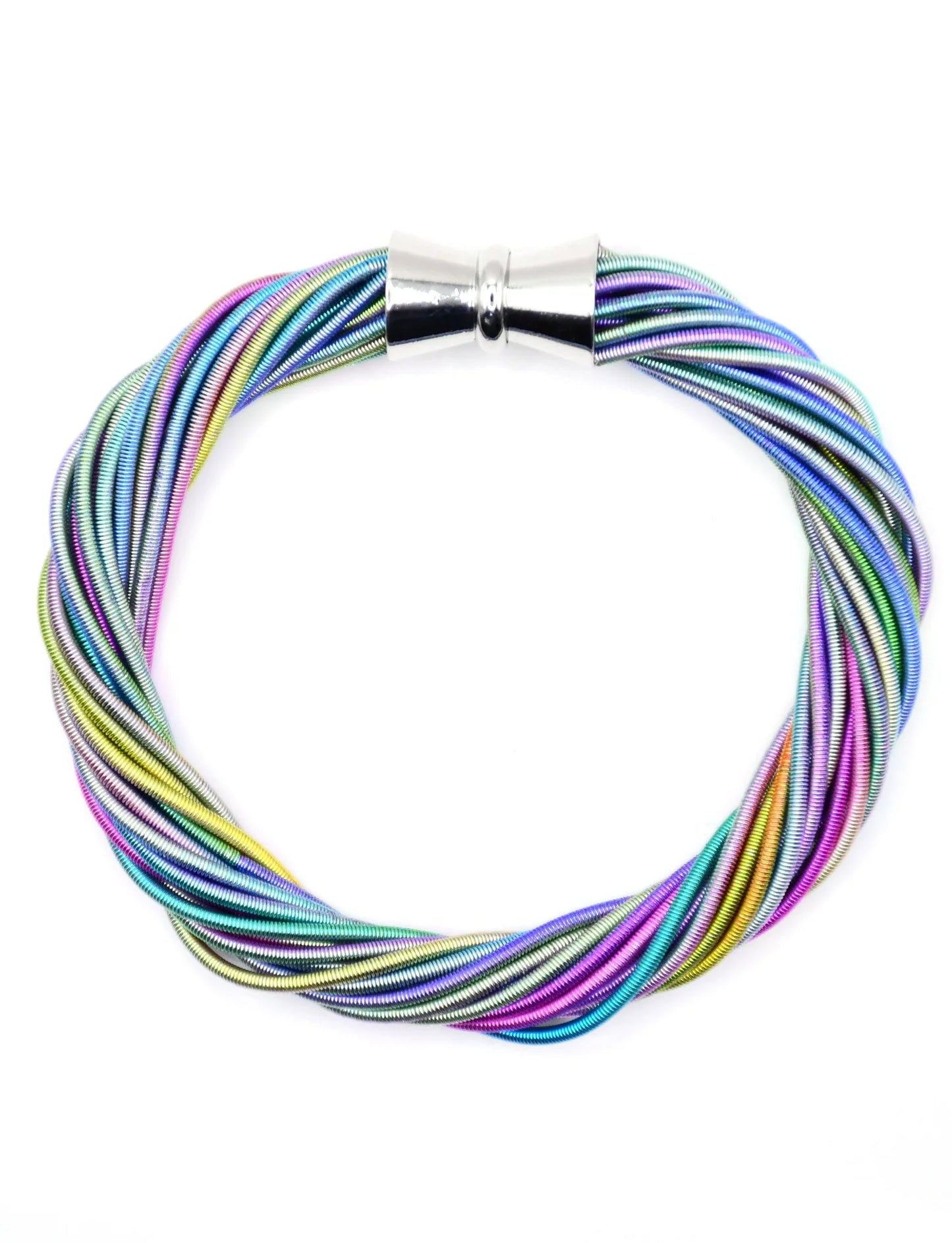 Sea Lily Rainbow Twist Bracelet with Magnet