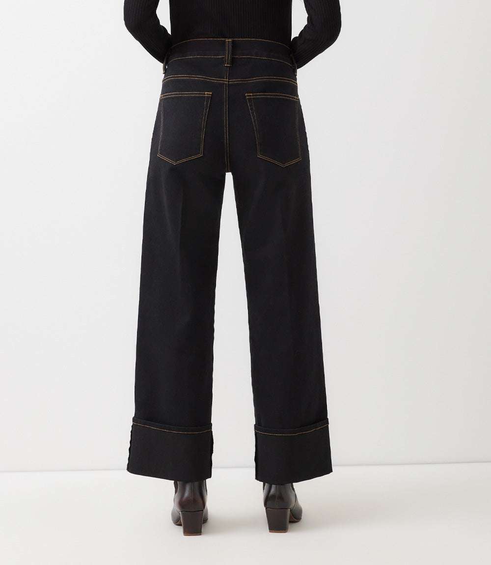 Karen Kane Cuff Cropped Jeans