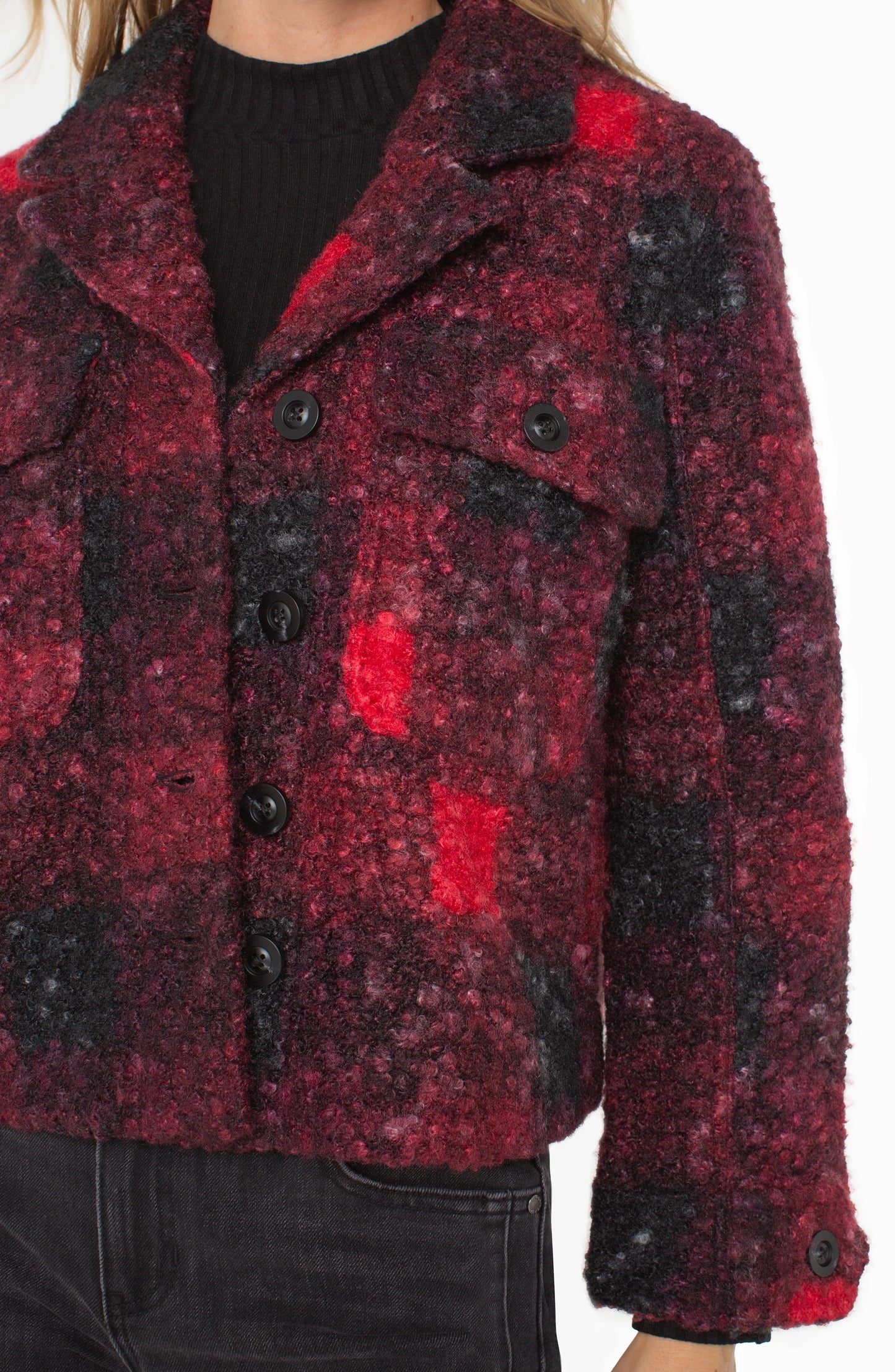 LIVERPOOL BUTTON FRONT BOXY SHACKET