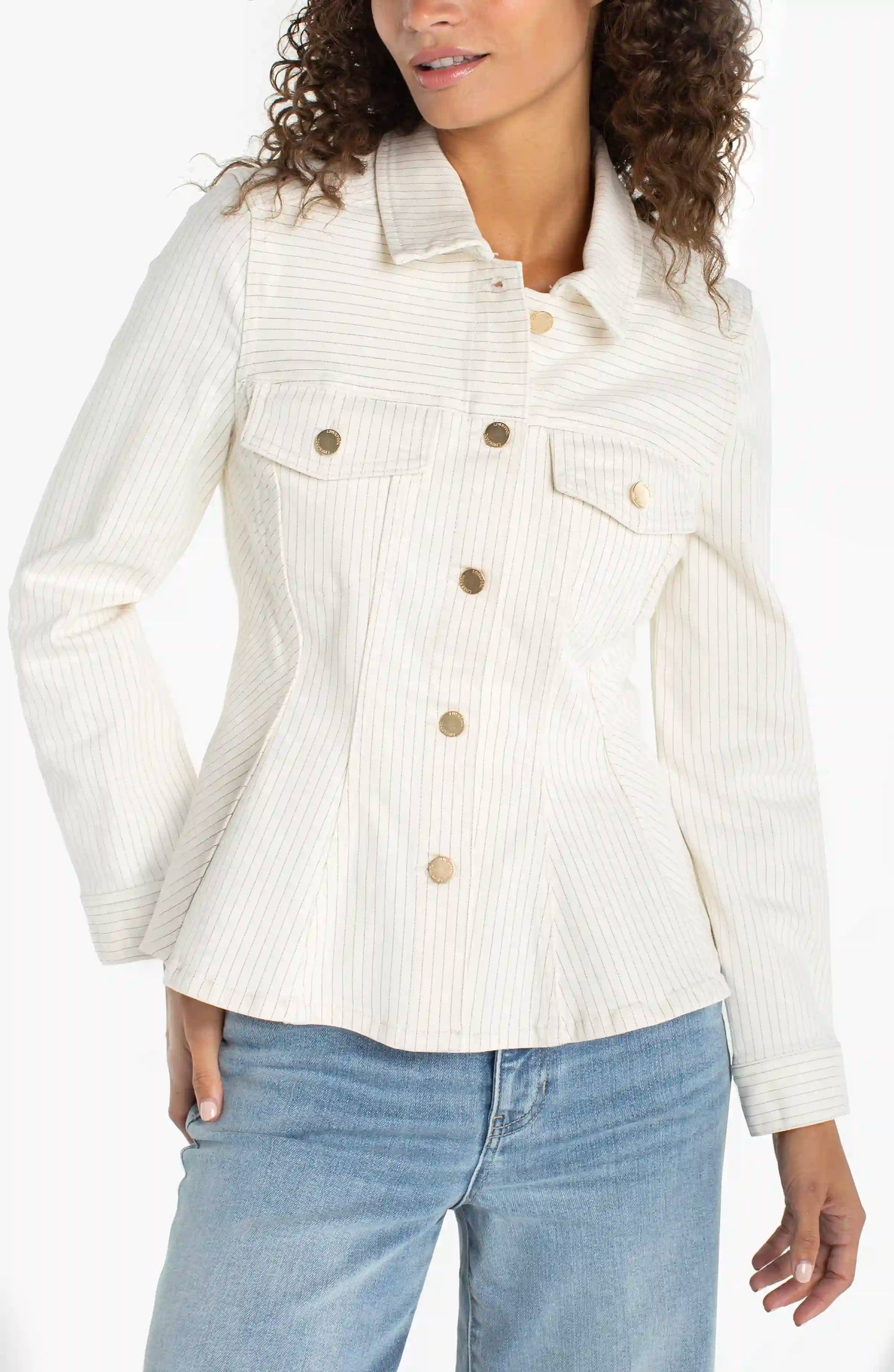 Liverpool Fit and Flare Trucker Jacket