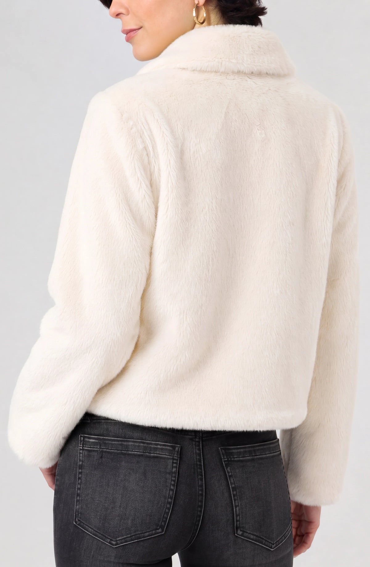 Liverpool Collared Faux Fur Jacket