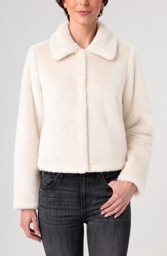 Liverpool Collared Faux Fur Jacket