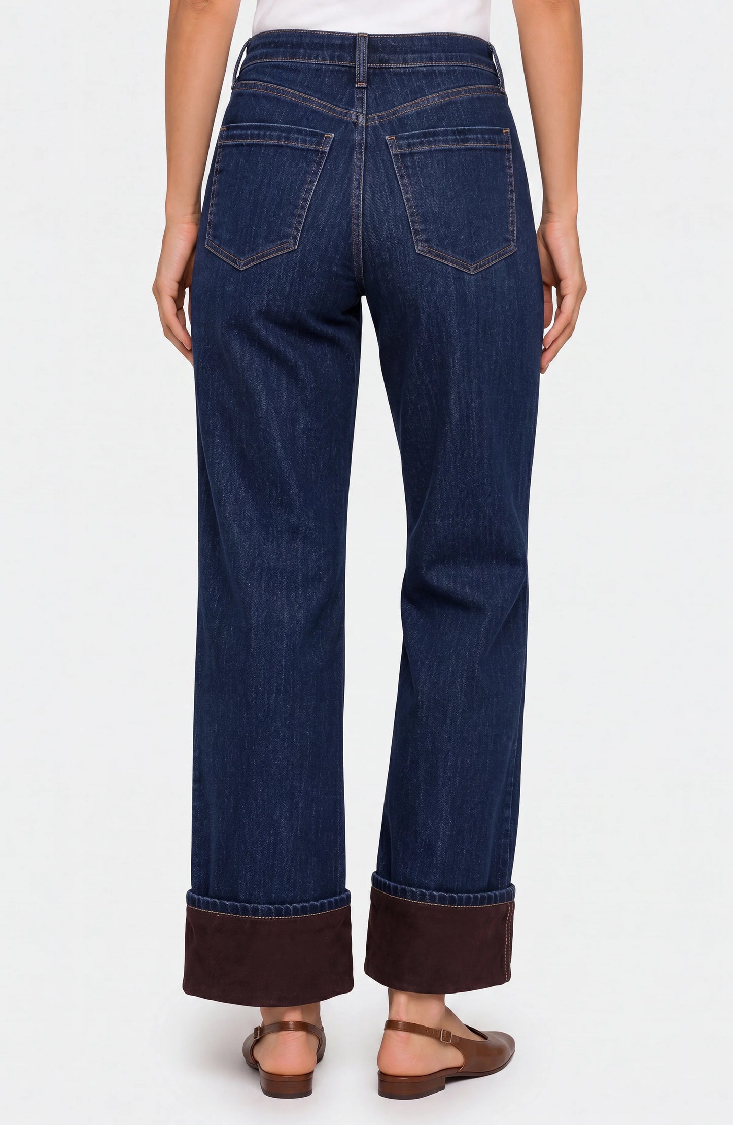 Liverpool Kennedy Highrise Straight with Velvet Cuff 30" Inseam
