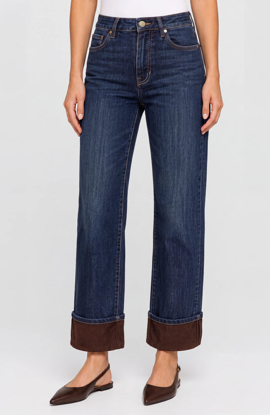 Liverpool Kennedy Highrise Straight with Velvet Cuff 30" Inseam