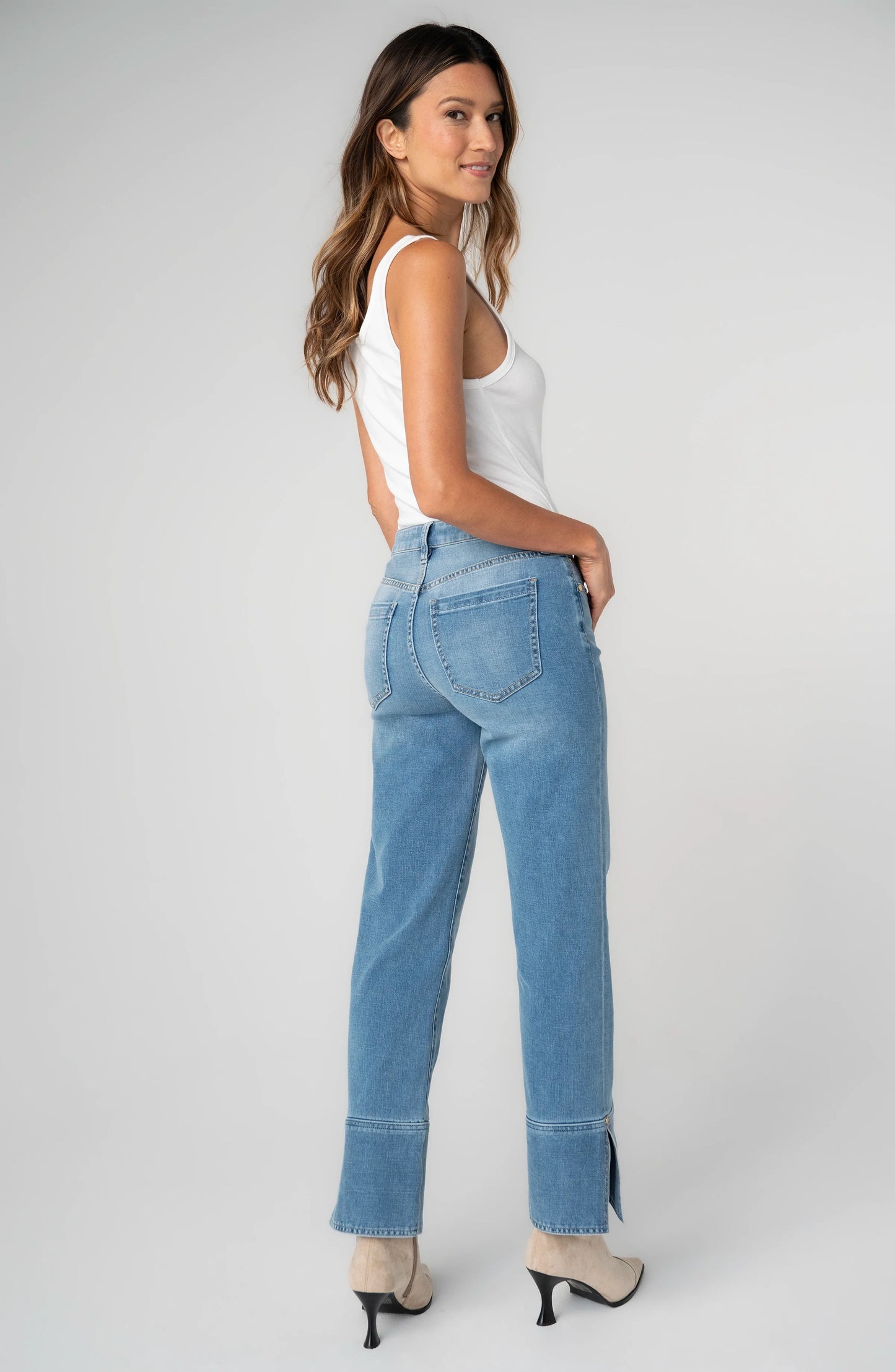 Liverpool Kennedy Straight With Cuff and Slit