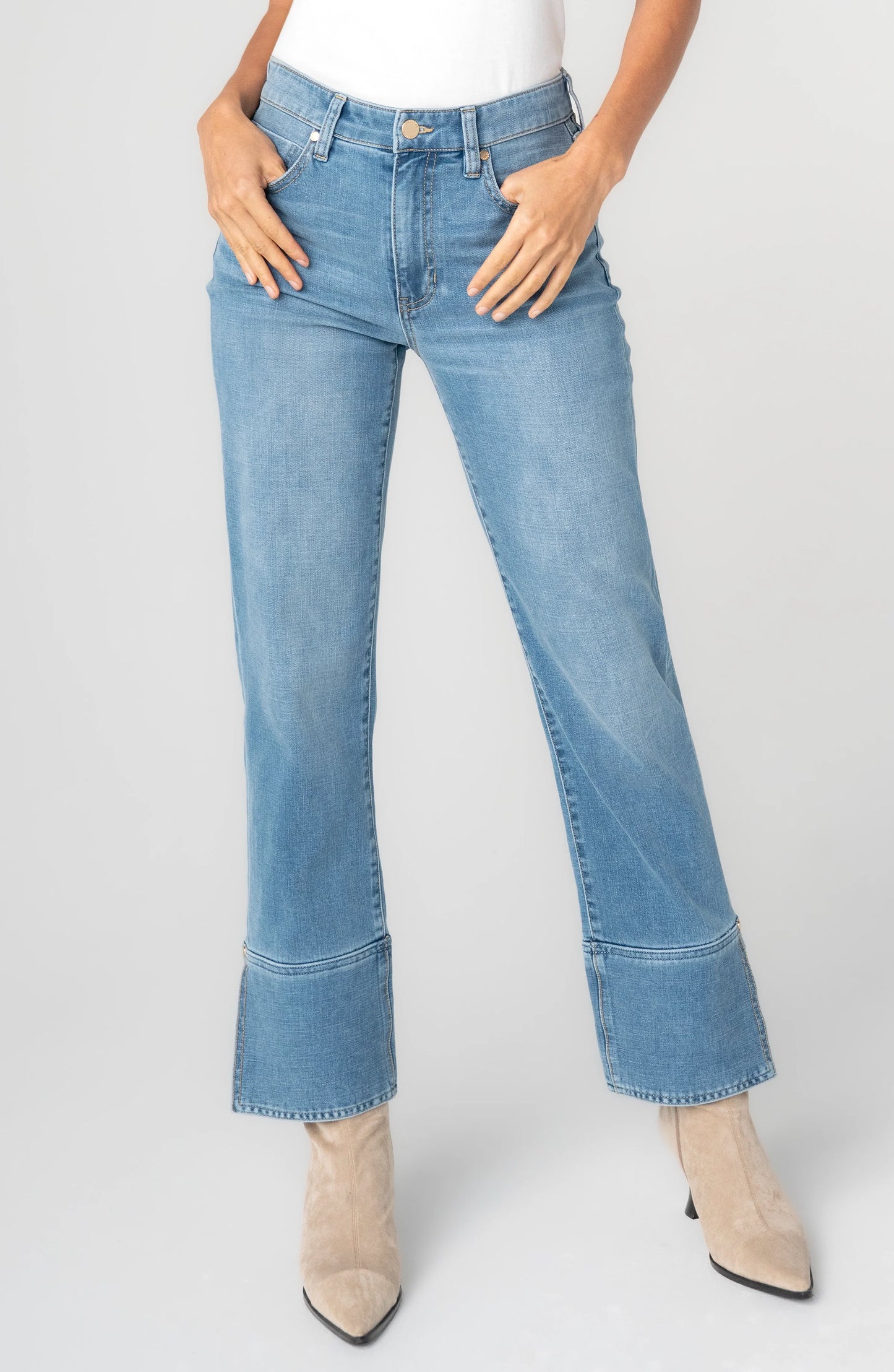 Liverpool Kennedy Straight With Cuff and Slit