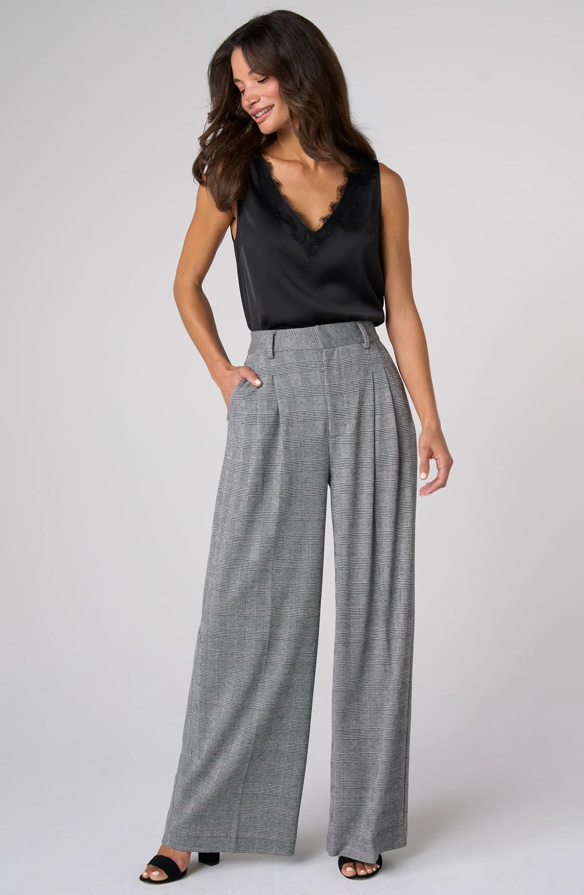 Liverpool Brooke High Rise Wide Leg Trouser- 31" Inseam