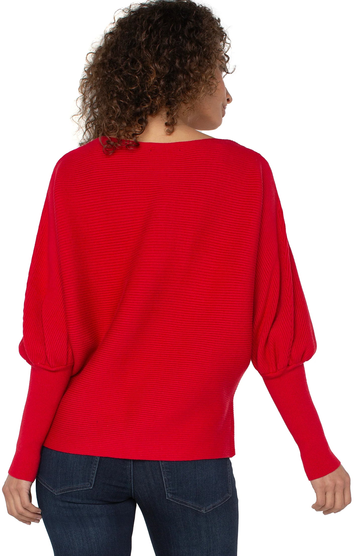 LIVERPOOL LONG SLEEVE BOAT NECK DOLMAN SWEATER