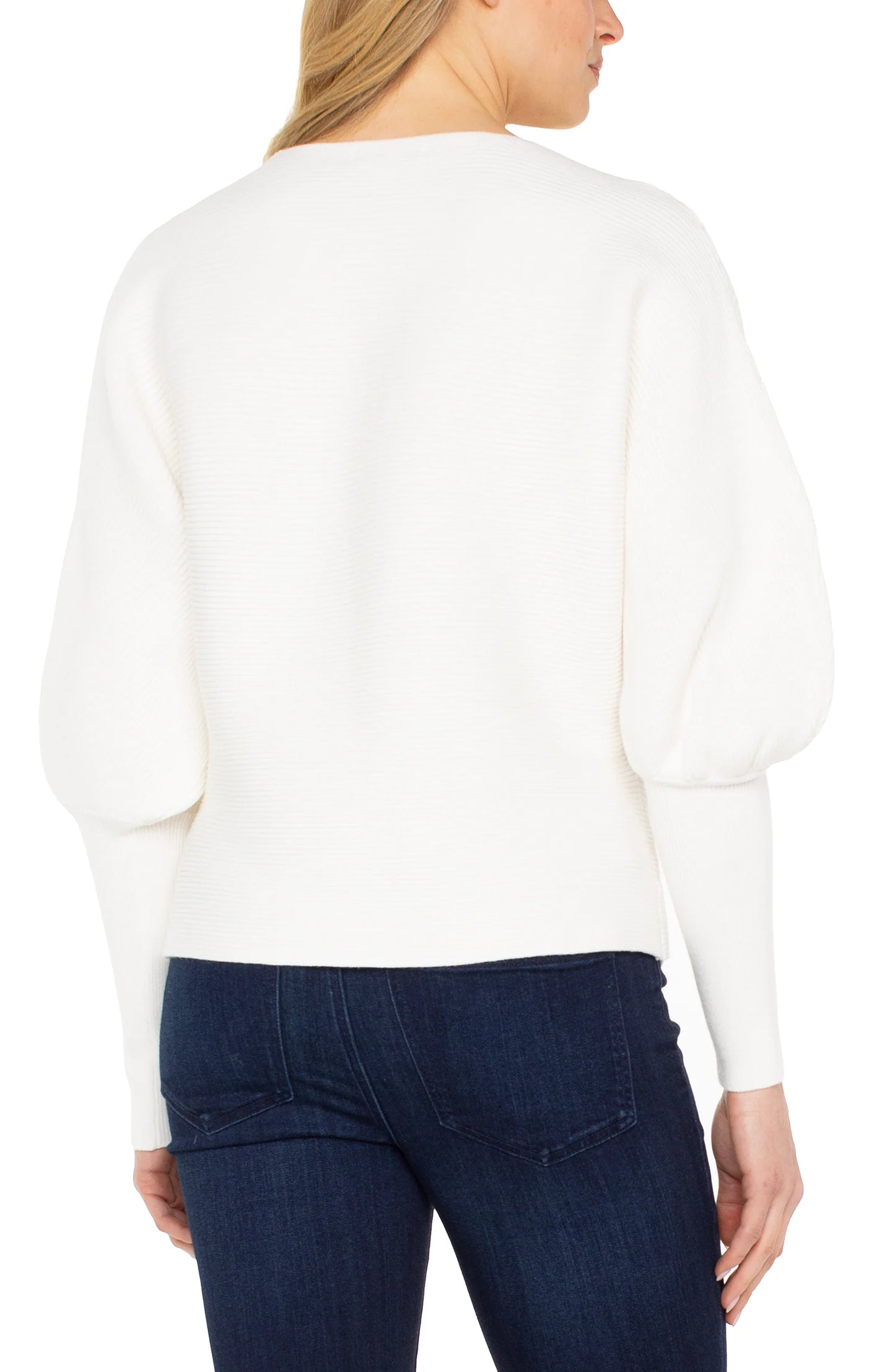 LIVERPOOL LONG SLEEVE BOAT NECK DOLMAN SWEATER