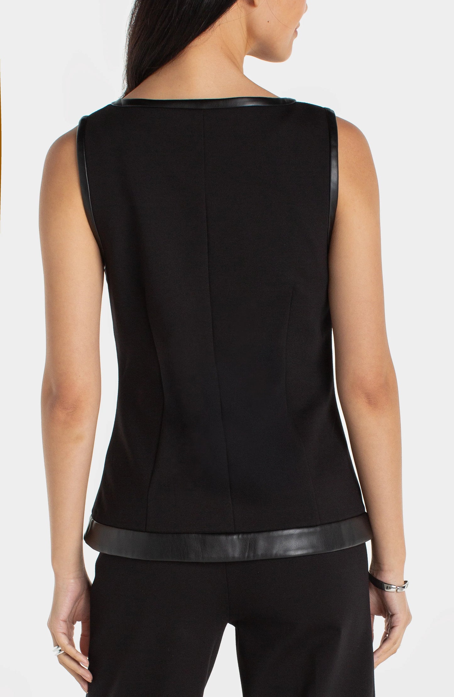 Liverpool Boat Neck Vest with Trim