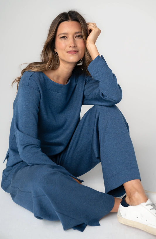 Liverpool Long Sleeve Boat Neck Top