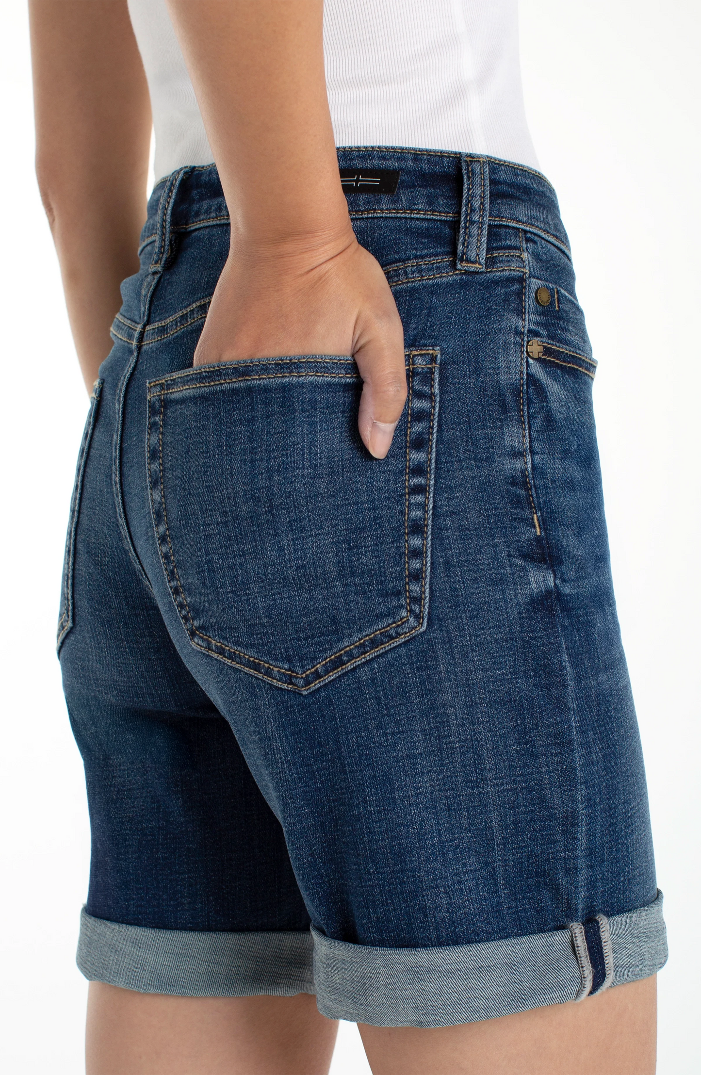 Liverpool Marley Girlfriend Short With Roll Cuff