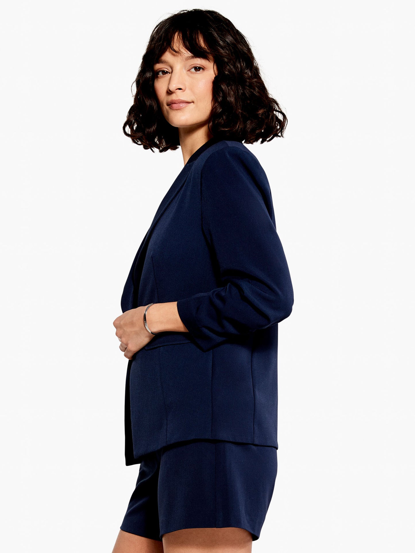 NIC+ZOE SCRUNCH SLEEVE WORK IT JACKET