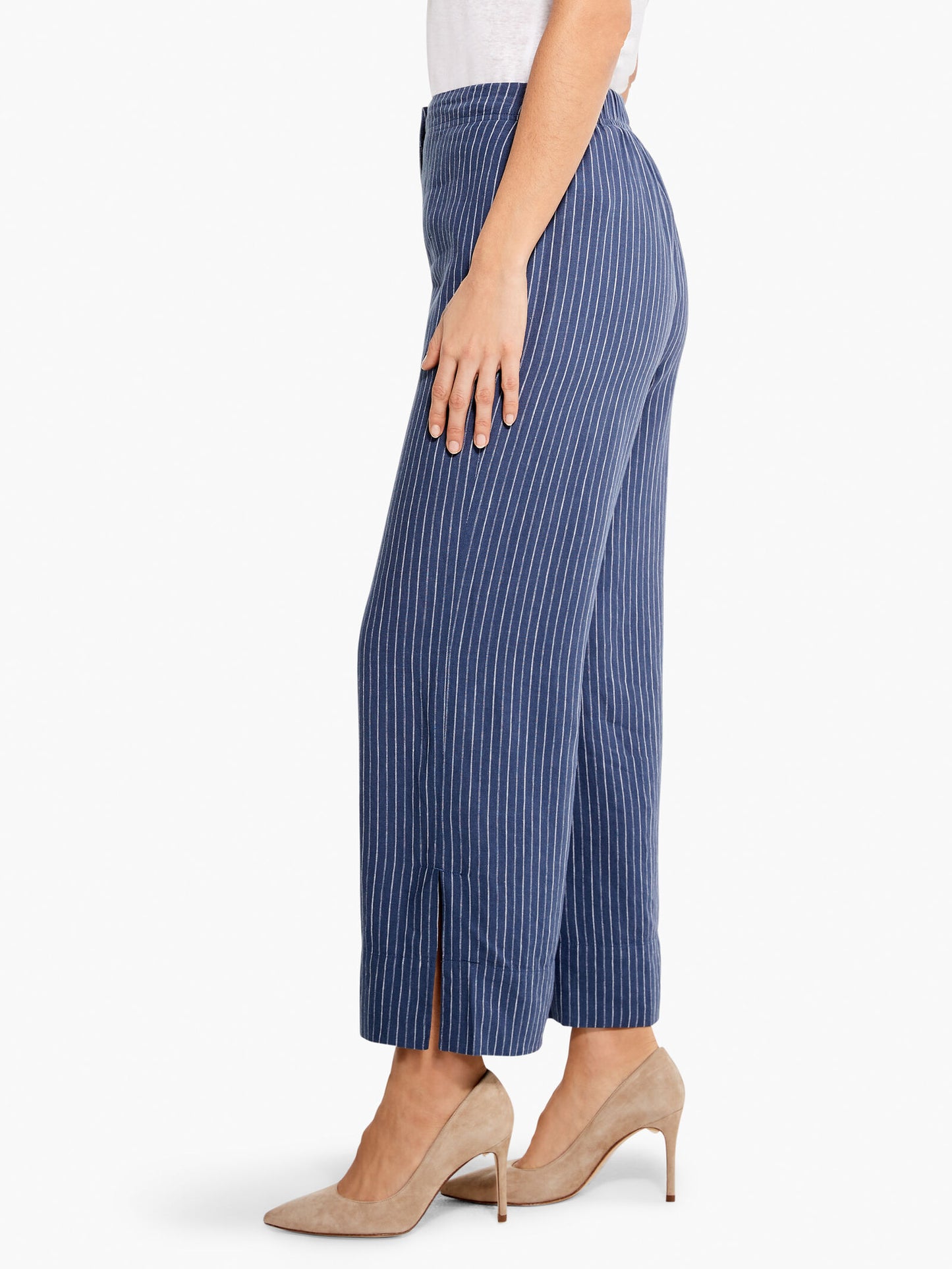 NIC+ZOE CENTRAL PARK WIDE-LEG ANKLE PANTS