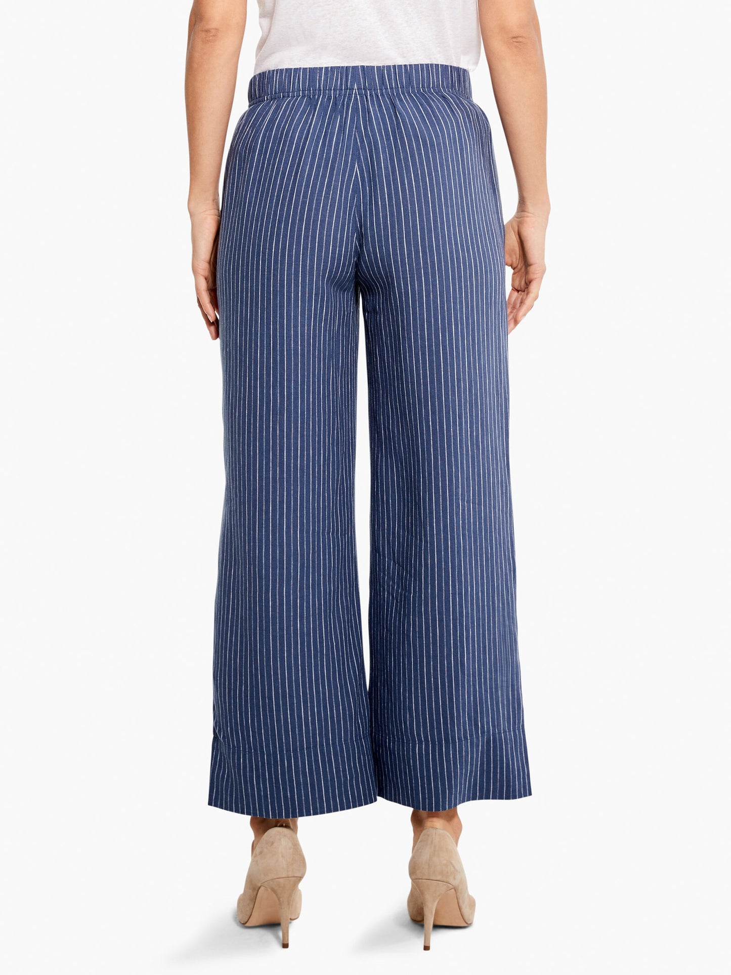 NIC+ZOE CENTRAL PARK WIDE-LEG ANKLE PANTS