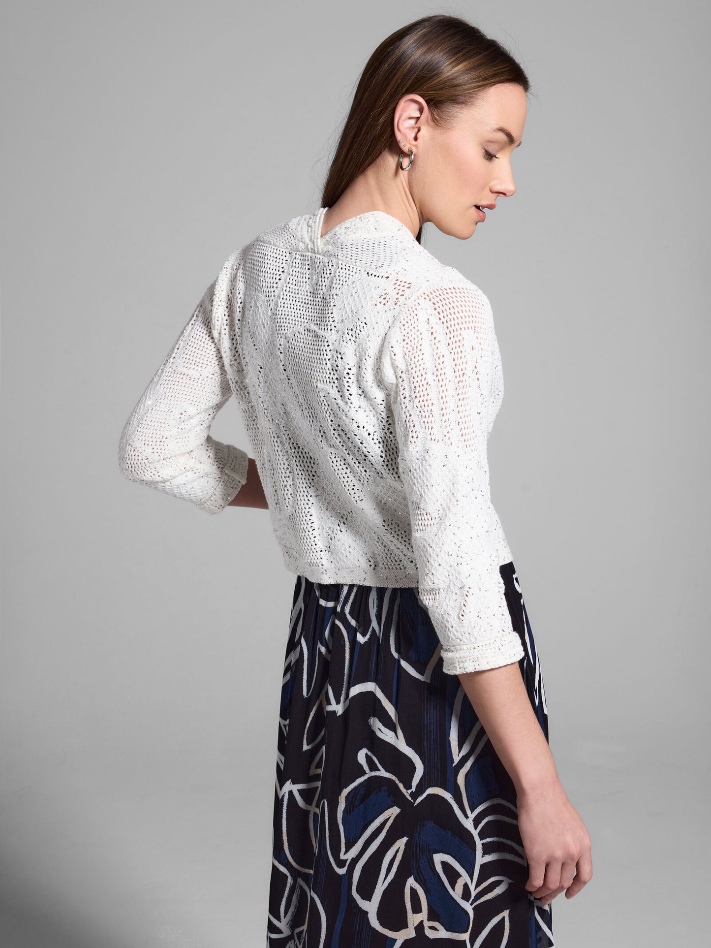 NIC + ZOE SUBTLE SEQUIN CARDIGAN