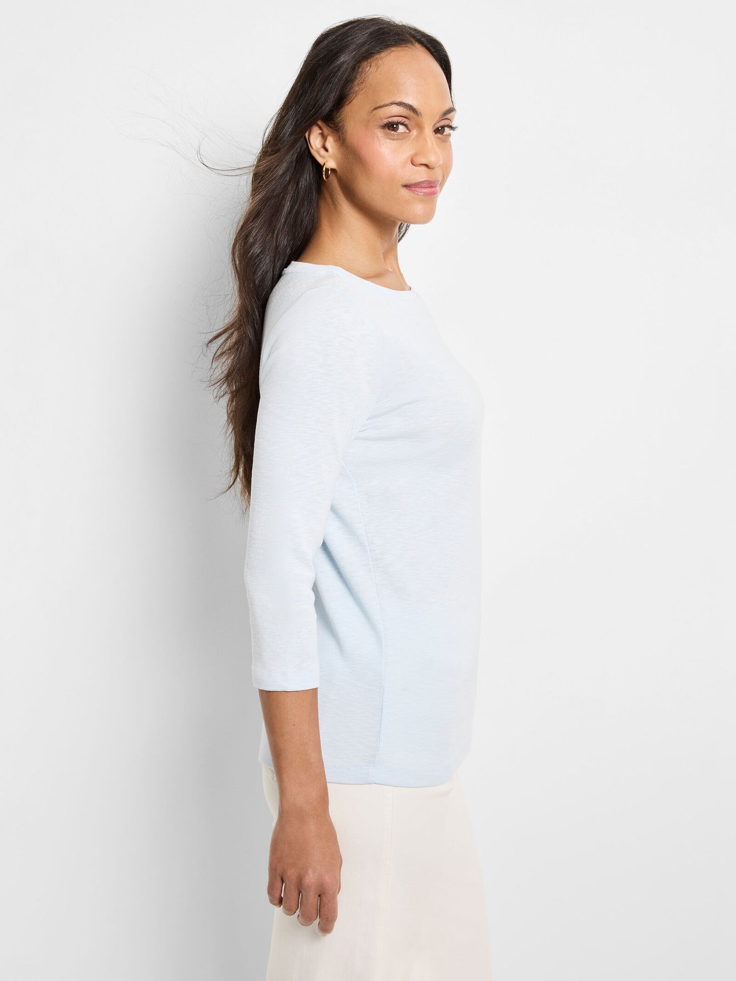 NIC + ZOE 3/4 SLEEVE BOAT TEE