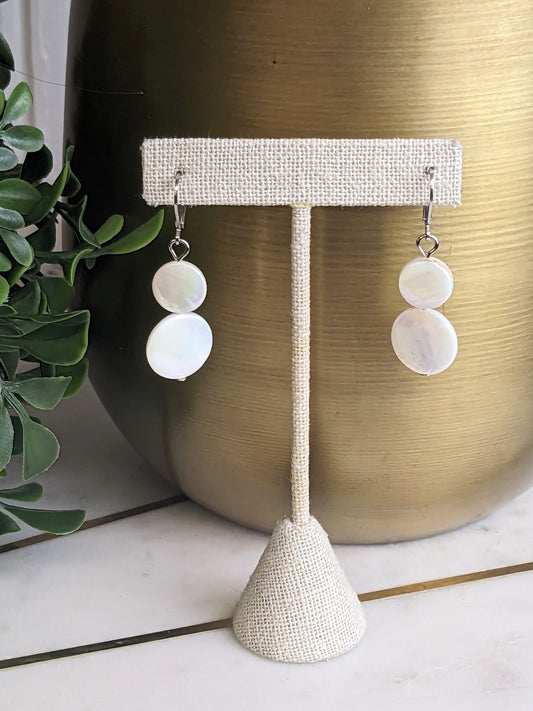 SEA LILY MOTHER-OF-PEARL EARRINGS