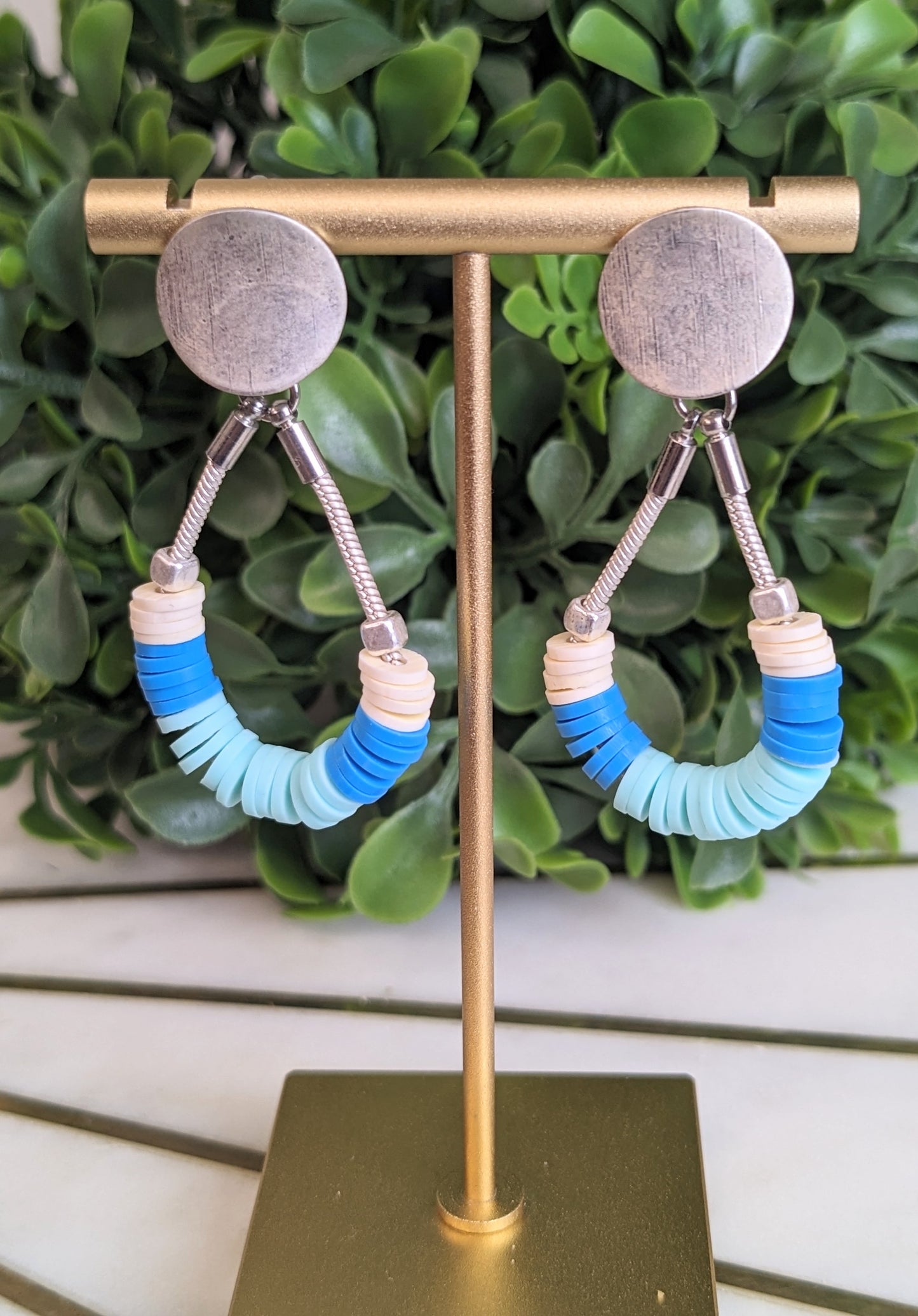 IVY BLUE AND TURQUOISE EARRINGS