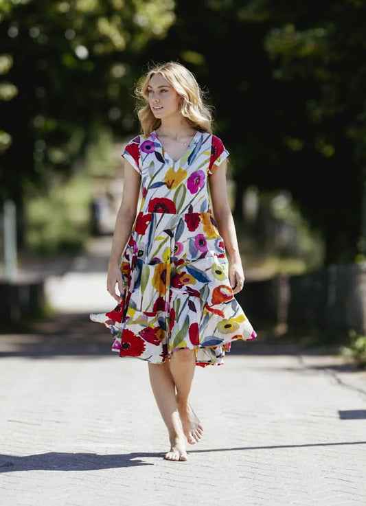 JALAN V-NECK DRESS