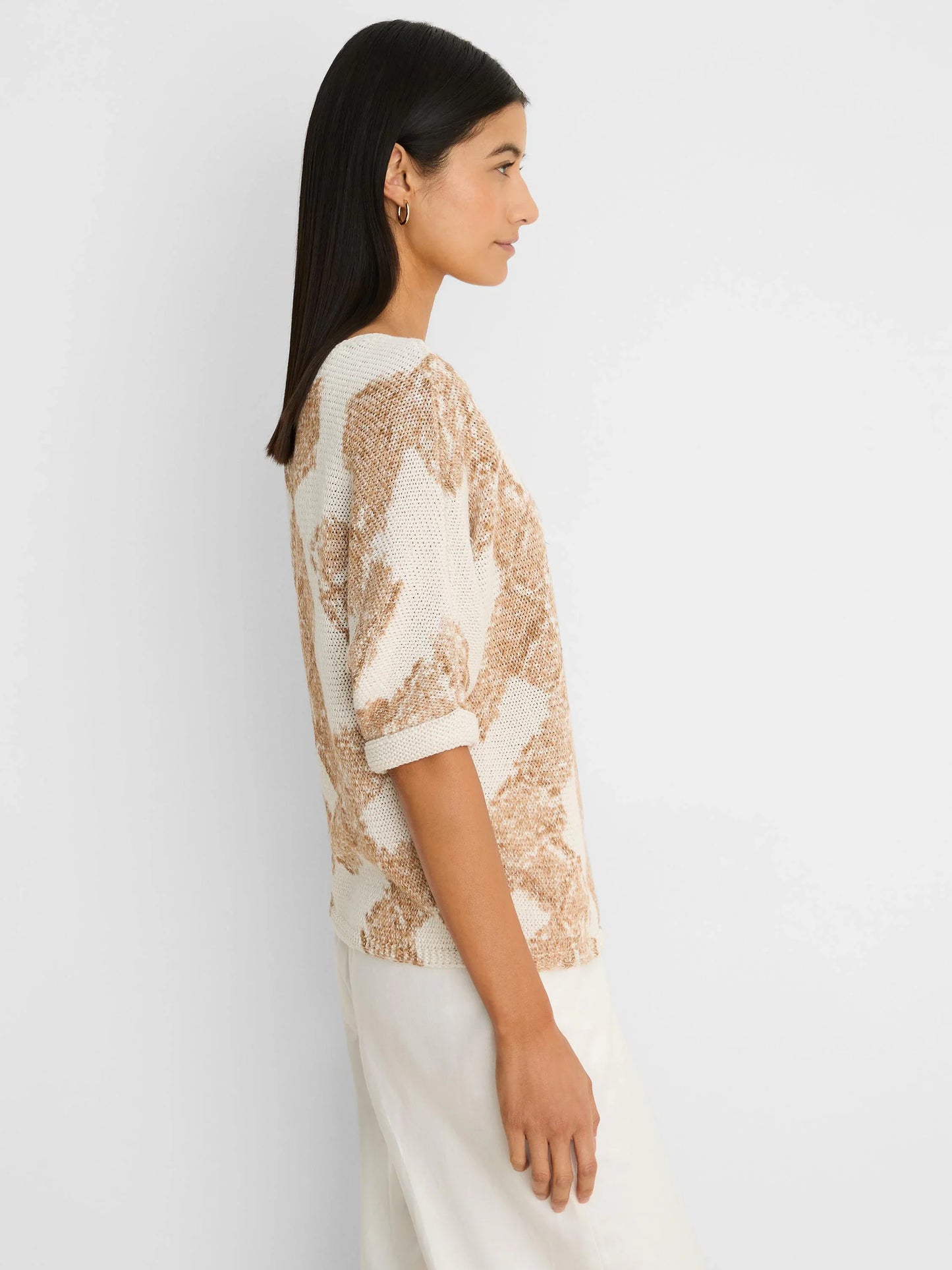 NIC+ZOE Cobblestone Stamp Sweater
