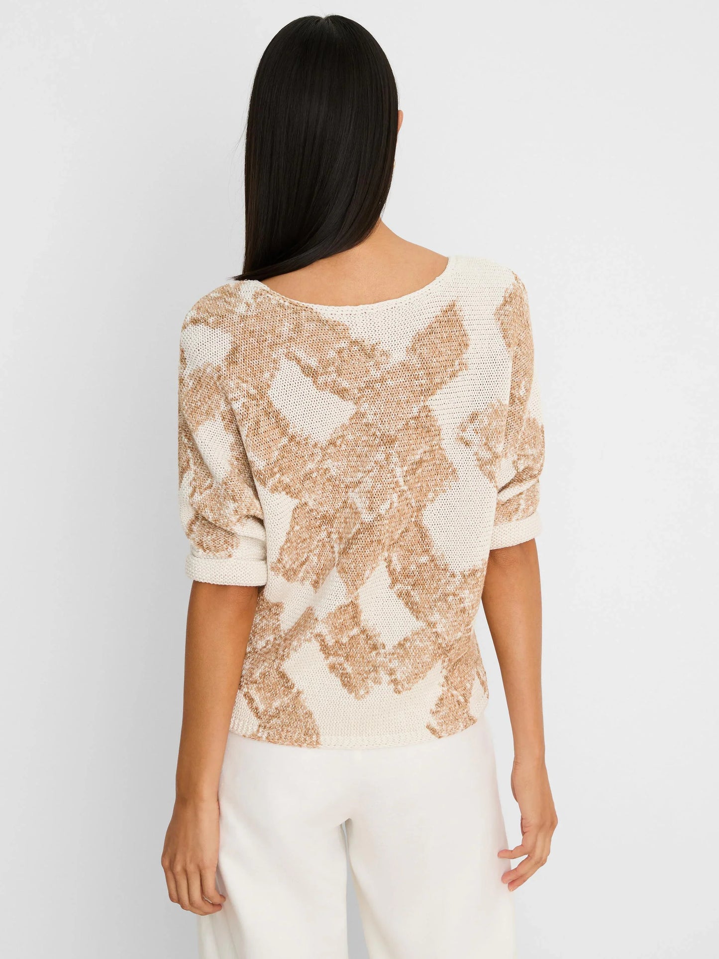 NIC+ZOE Cobblestone Stamp Sweater