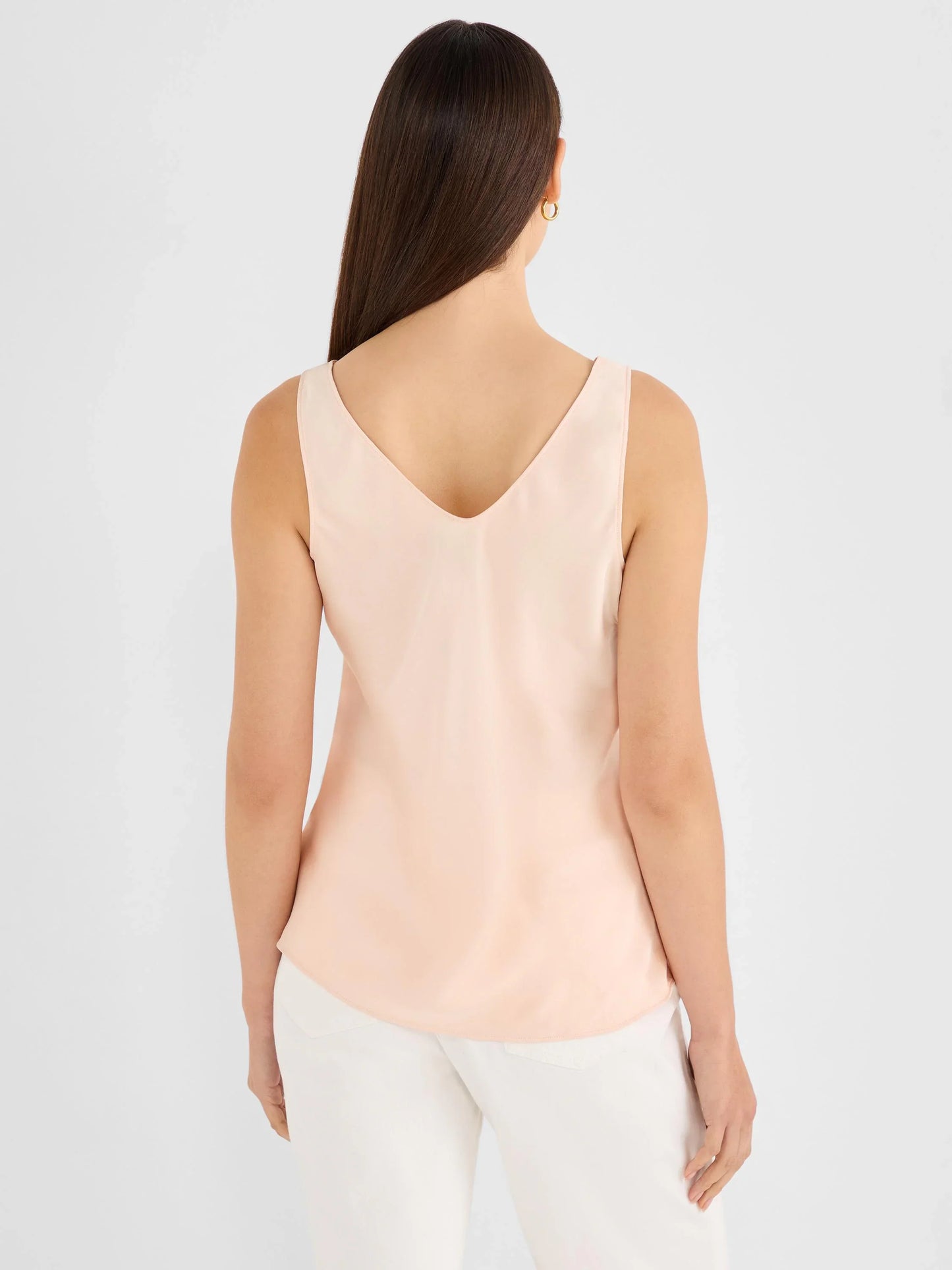 NIC+ZOE DAY GLOSS WOVEN SCOOP TANK