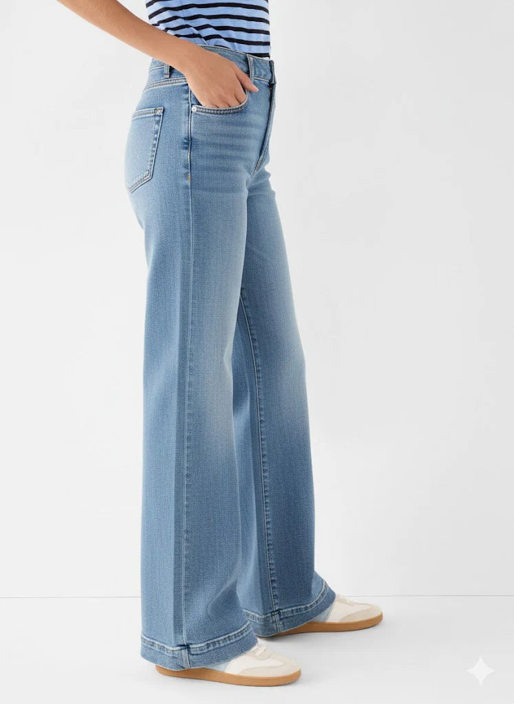Vantage Wide /leg High Rise Jeans