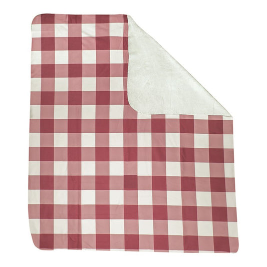 BUFFALO CHECK PLEASE RED SHERPA FLEECE THROW