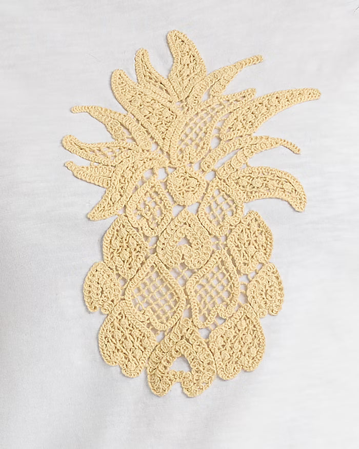 Tommy Bahama Crochet Pineapple Lux Tee