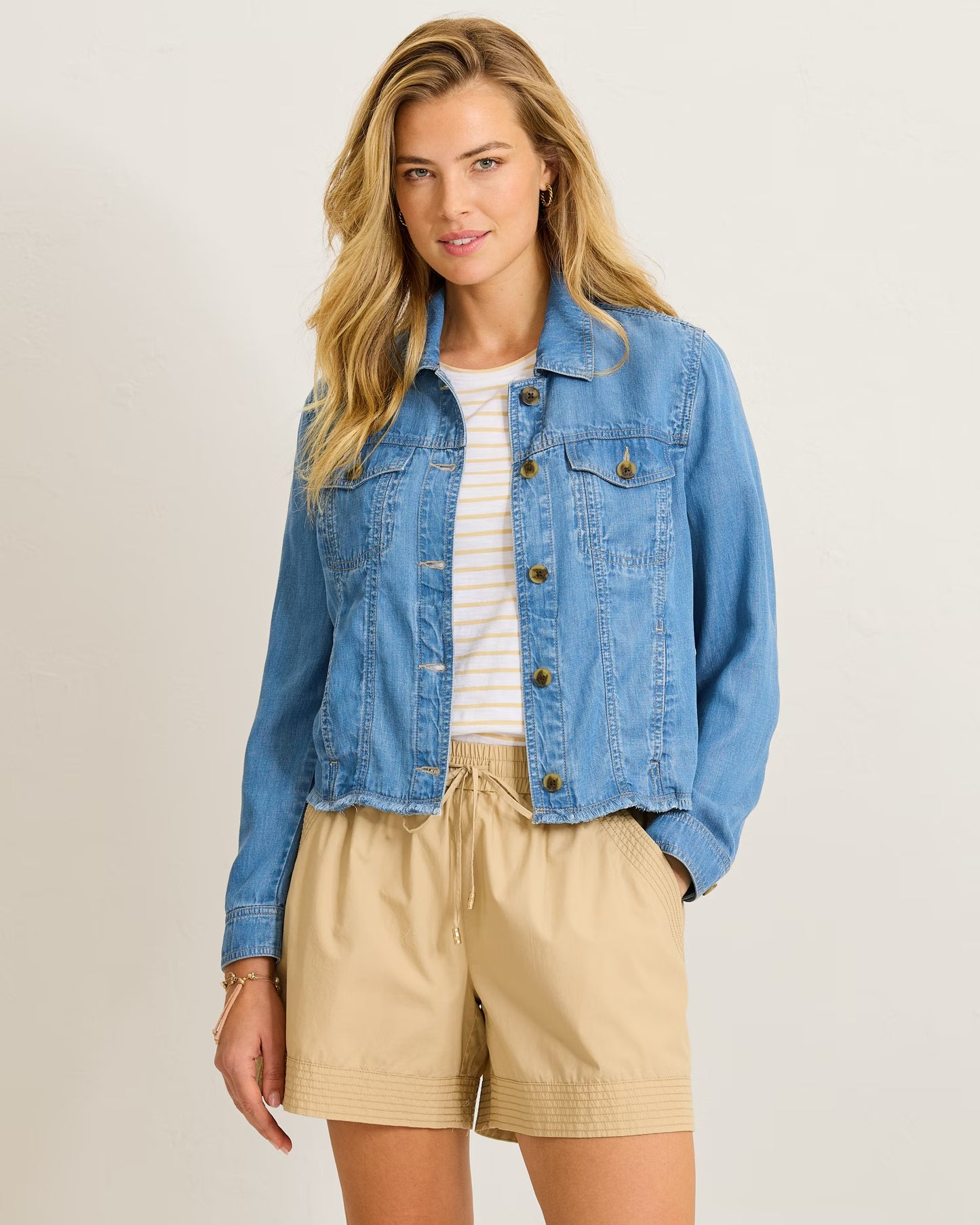 Tommy Bahama Chambray O-Lei Jacket