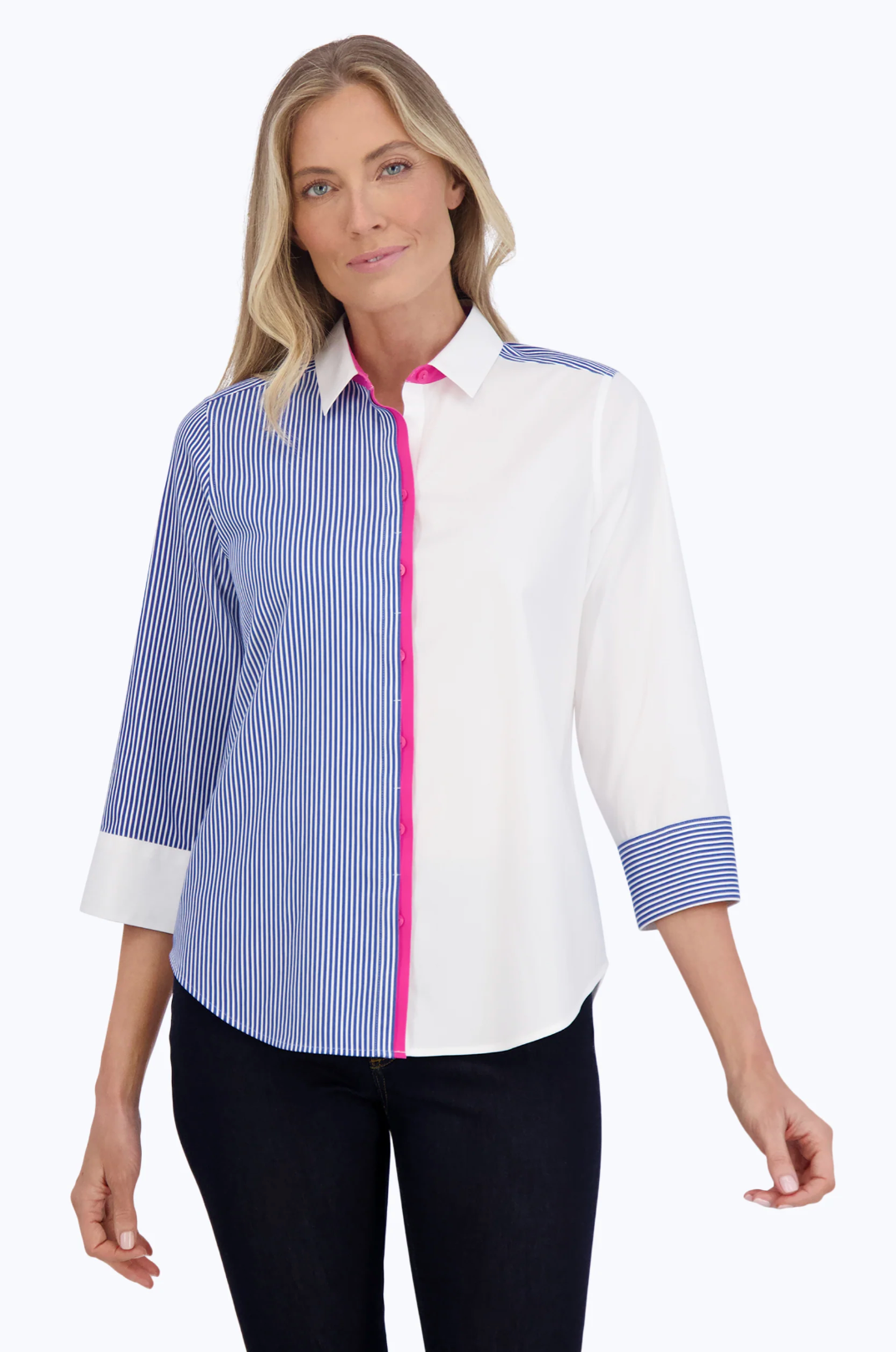Isla | Color Block Stripe Shirt main image 0