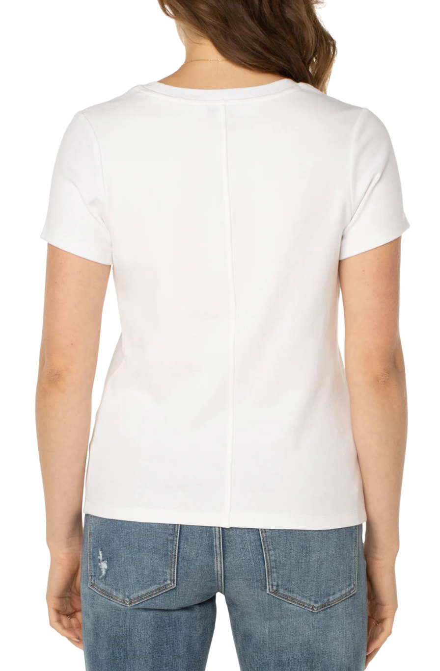 LIVERPOOL SCOOP NECK SHORT SLEEVE TEE