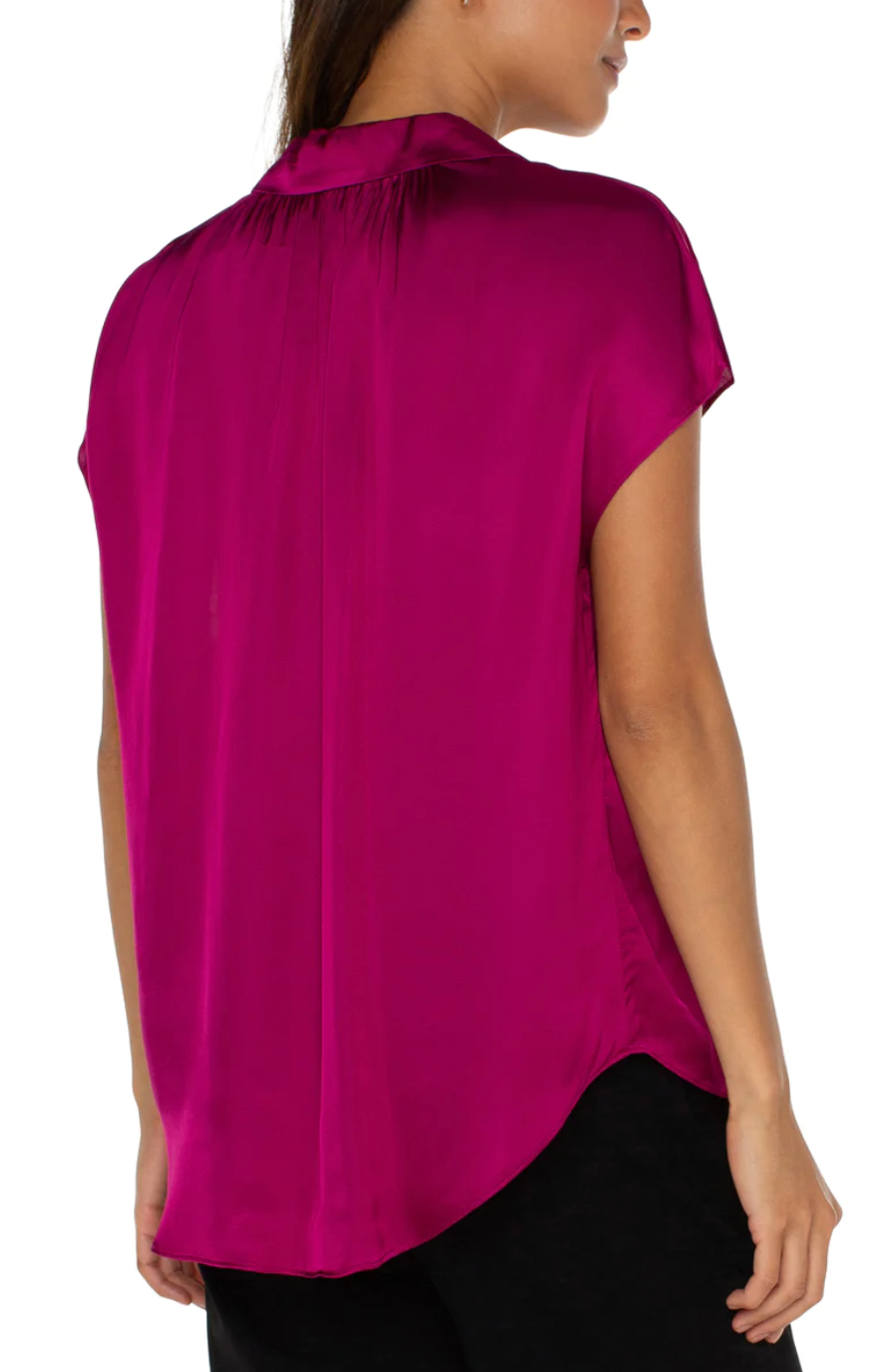LIVERPOOL BUTTON FRONT DOLMAN SLEEVE BLOUSE
