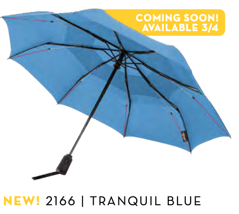 SHEDRAIN VORTEX VENTED UMBRELLA - TRANQUIL BLUE